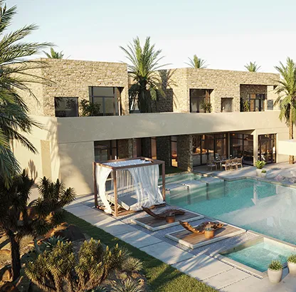 Budoor villa pool