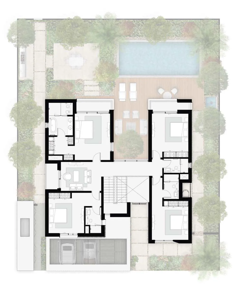 Rihal 5-bedroom first floor plan