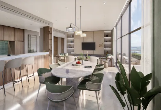 3-bedroom kitchen and dining