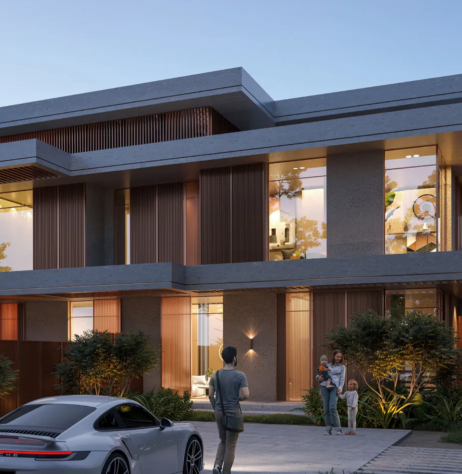 Naseem AlJurf townhouses: AlGhaf townhouse frontage